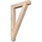 Ekena Millwork Traditional Arts & Crafts Smooth Bracket, Douglas Fir, 3 1/2"W x 24"D x 36"H BKT04X24X36TRA03SDF - alternate 1